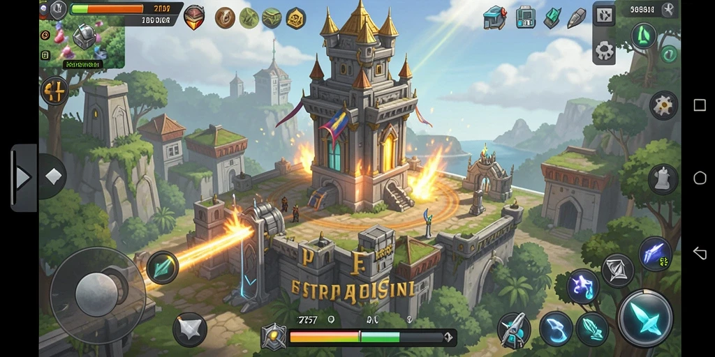 Gameplay intens dan menegangkan di Tower Defense 2757.