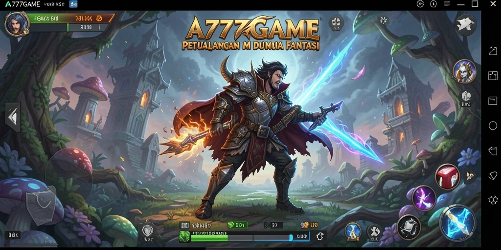 Tangkapan layar menampilkan gameplay seru dari A777GAME di dunia petualangan.