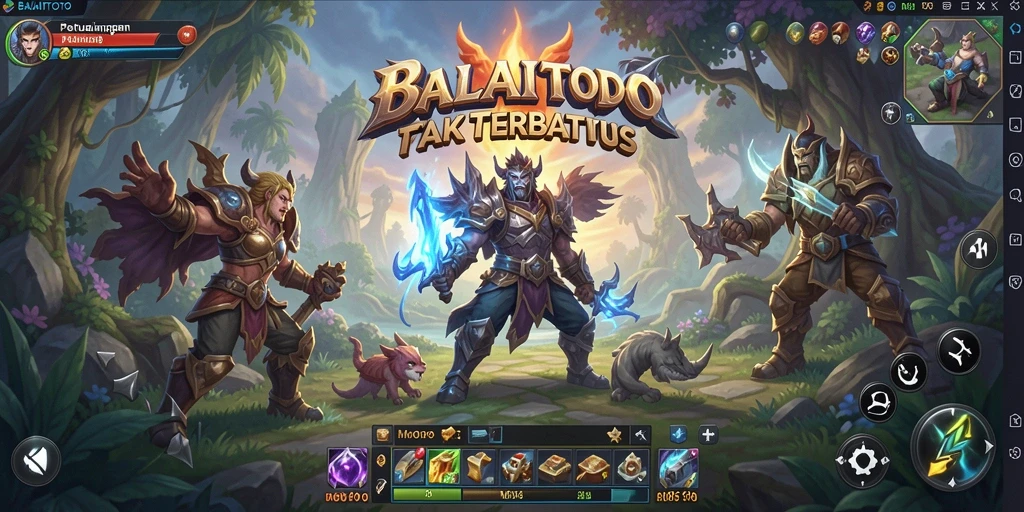 Screenshot gameplay BALAITOTO menampilkan aksi seru di dalam dunia MMORPG.