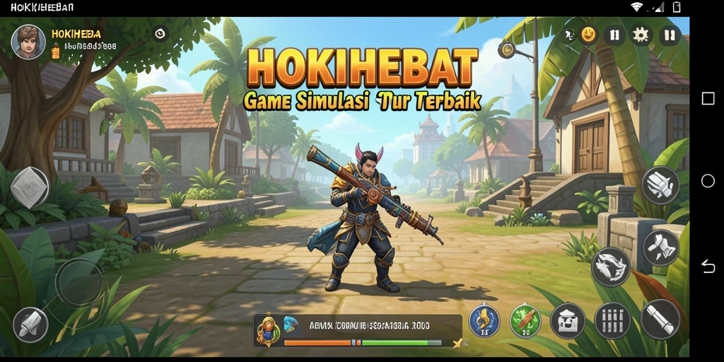 Screenshot HOKIHEBAT menampilkan gameplay menarik dan intuitif.