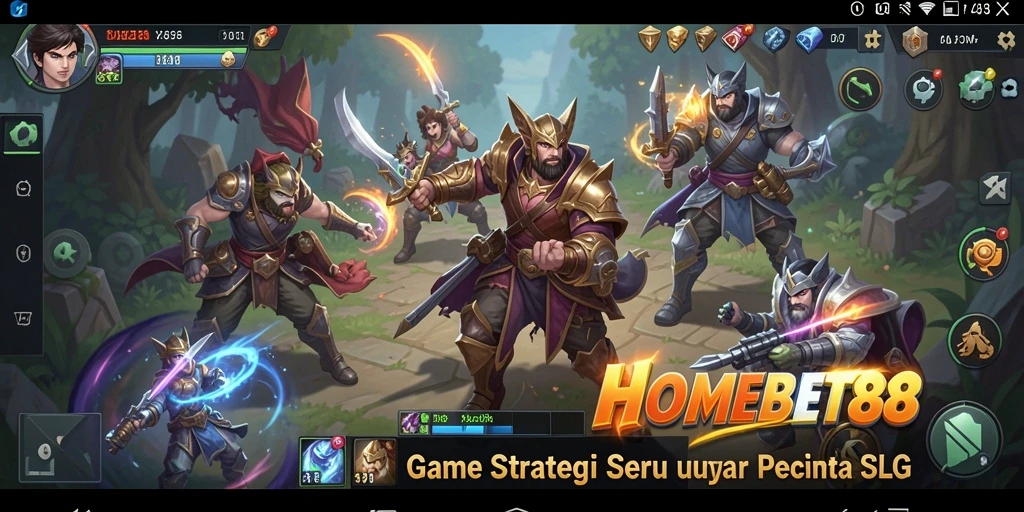 Screenshot menampilkan aksi strategi dalam HOMEBET88.