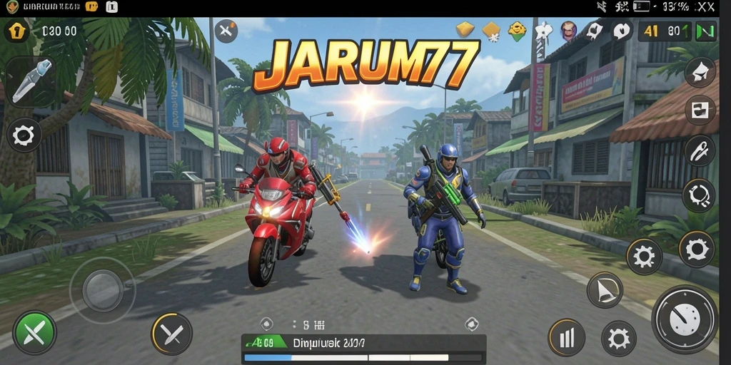 Screenshot gameplay JARUM77 menampilkan momen seru dalam simulasi.